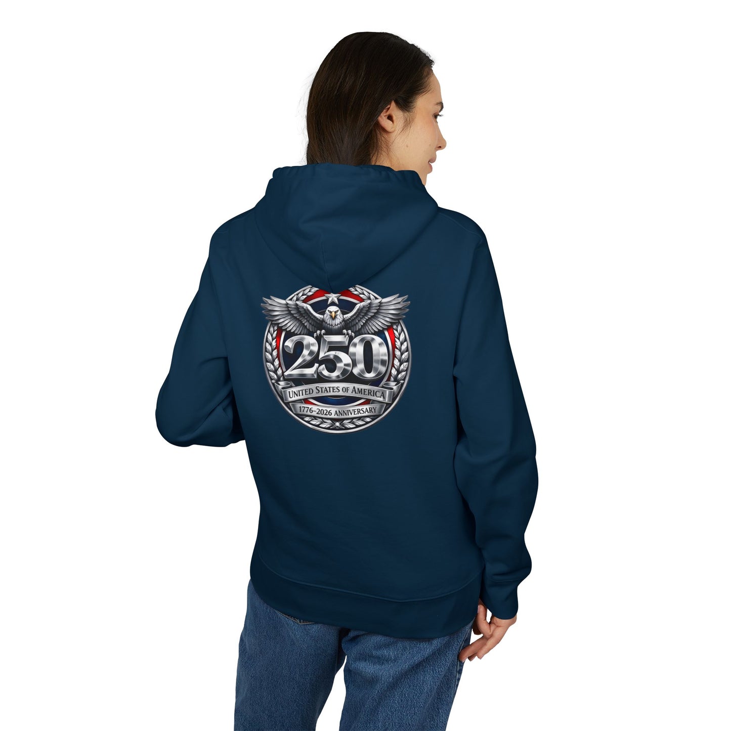 250 Cruiser Hoodie — Vintage American Motorcycle Emblem Pullover