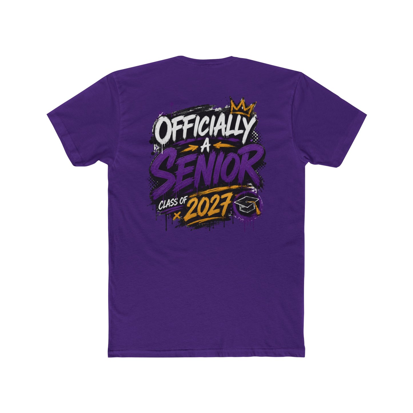 Officially A Senior Class of 2027 T-Shirt — Graduation Tee for High School Seniors