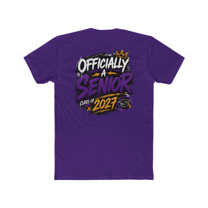 Officially A Senior Class of 2027 T-Shirt — Graduation Tee for High School Seniors