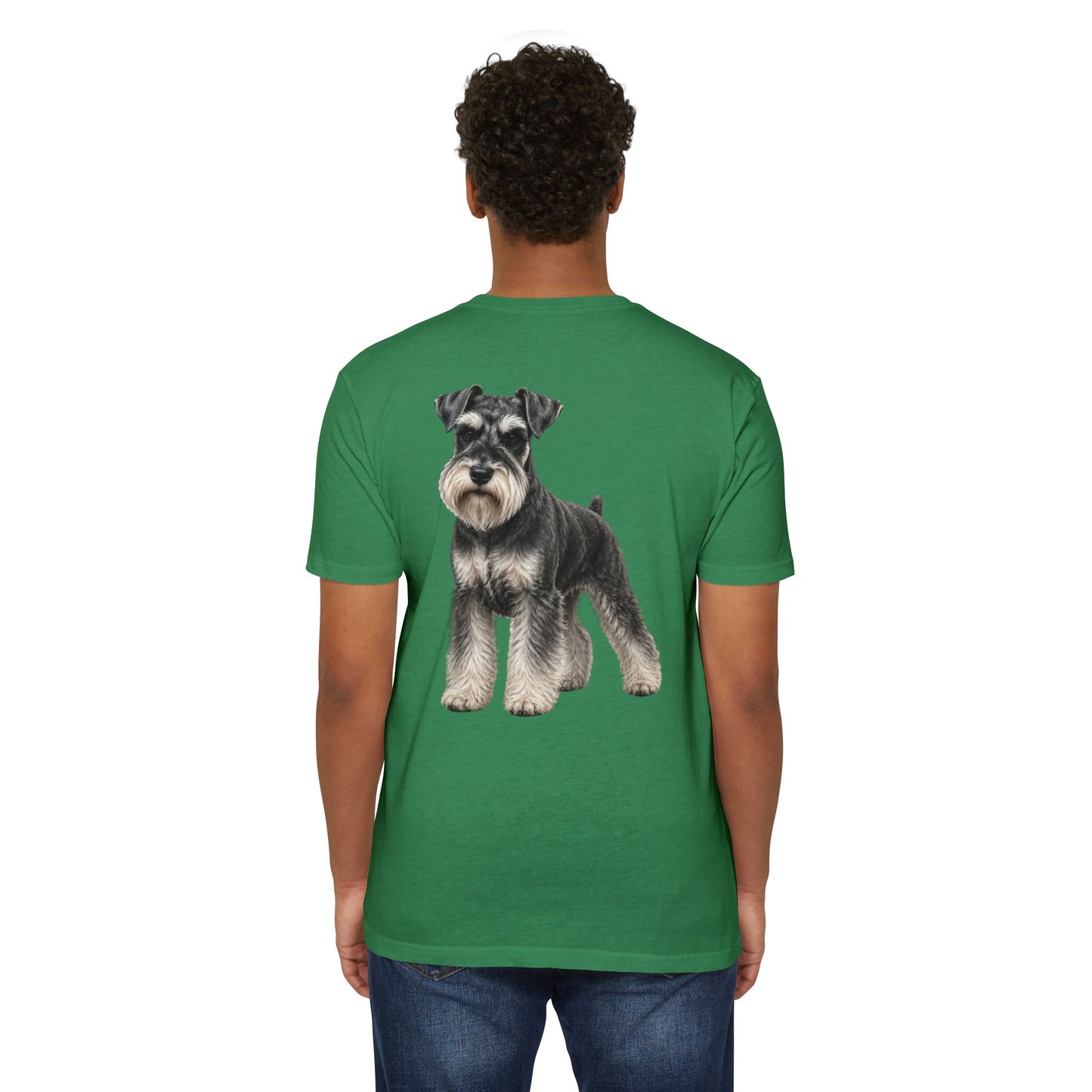 Schnauzer Dog T-Shirt — Realistic Miniature Schnauzer Graphic Tee