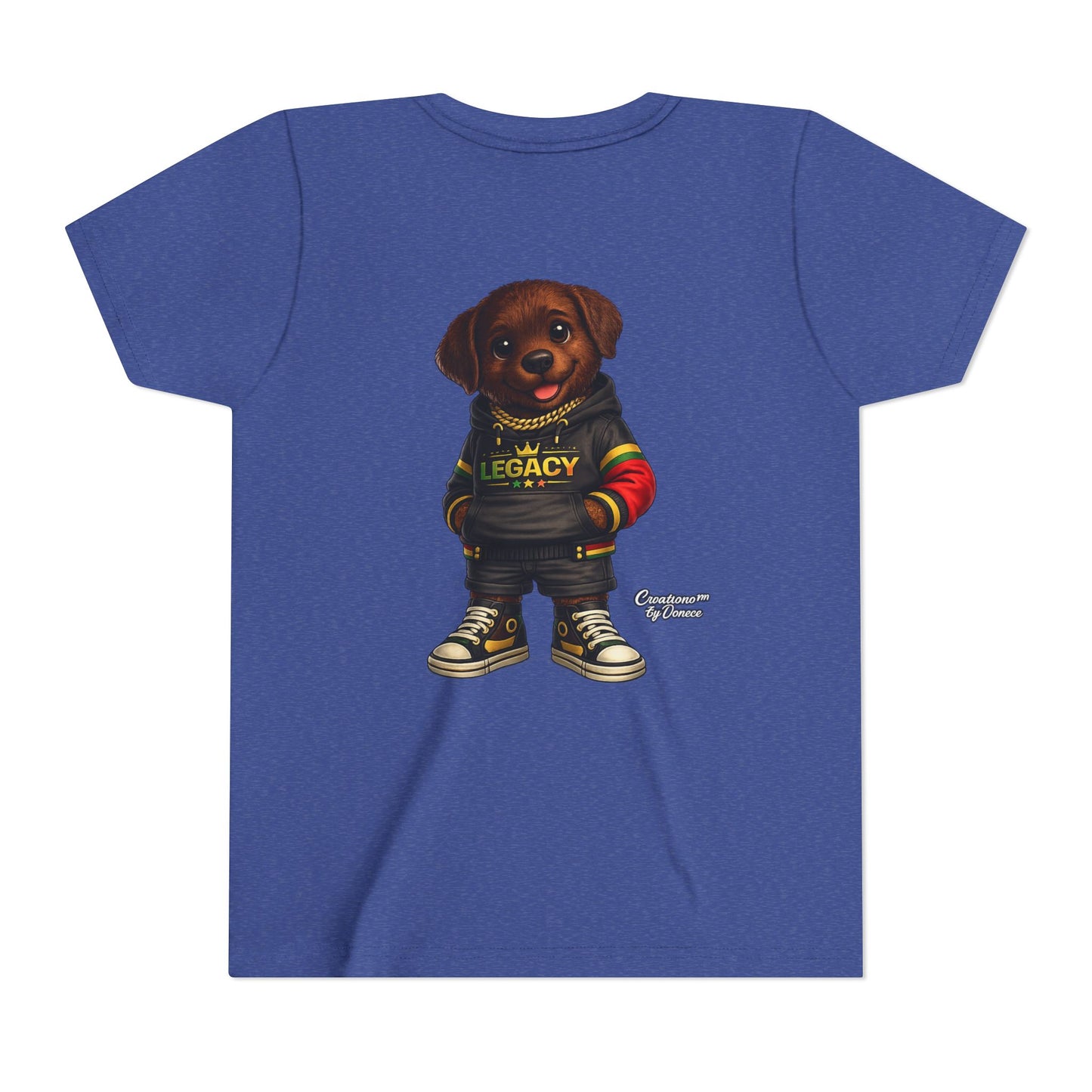 Youth Tee — Cute Rottweiler Puppy in 'Legacy' Hoodie Kids T‑Shirt