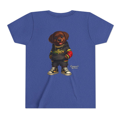 Youth Tee — Cute Rottweiler Puppy in 'Legacy' Hoodie Kids T‑Shirt