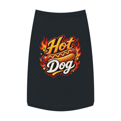 Hot Dog Pet Tank Top — Funny Grilling Graphic Dog Shirt