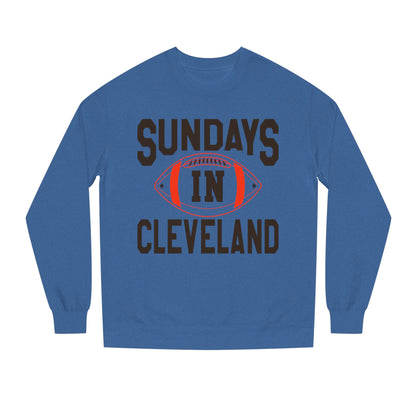 Sundays in Cleveland Football Sweatshirt