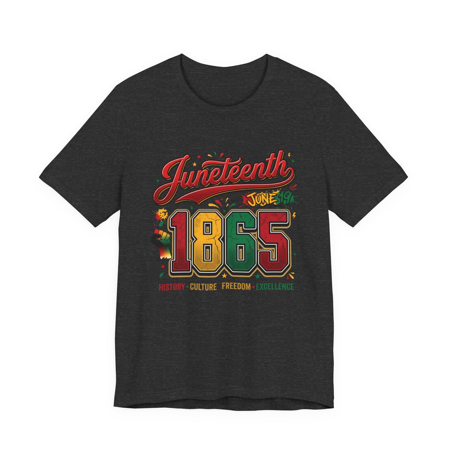 Juneteenth 1865 Celebration Tee — History • Culture • Freedom Graphic T-Shirt