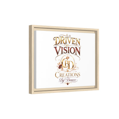 Driven by Vision Framed Canvas Wall Art