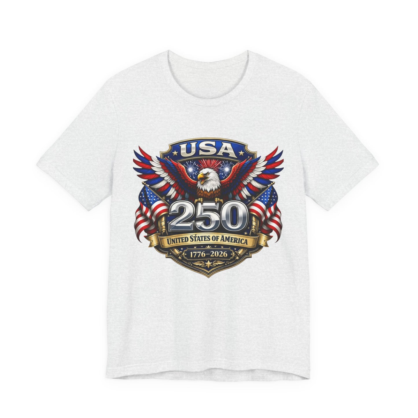 USA 250th Eagle T-Shirt — 1776–2026 Patriotic American Independence Tee
