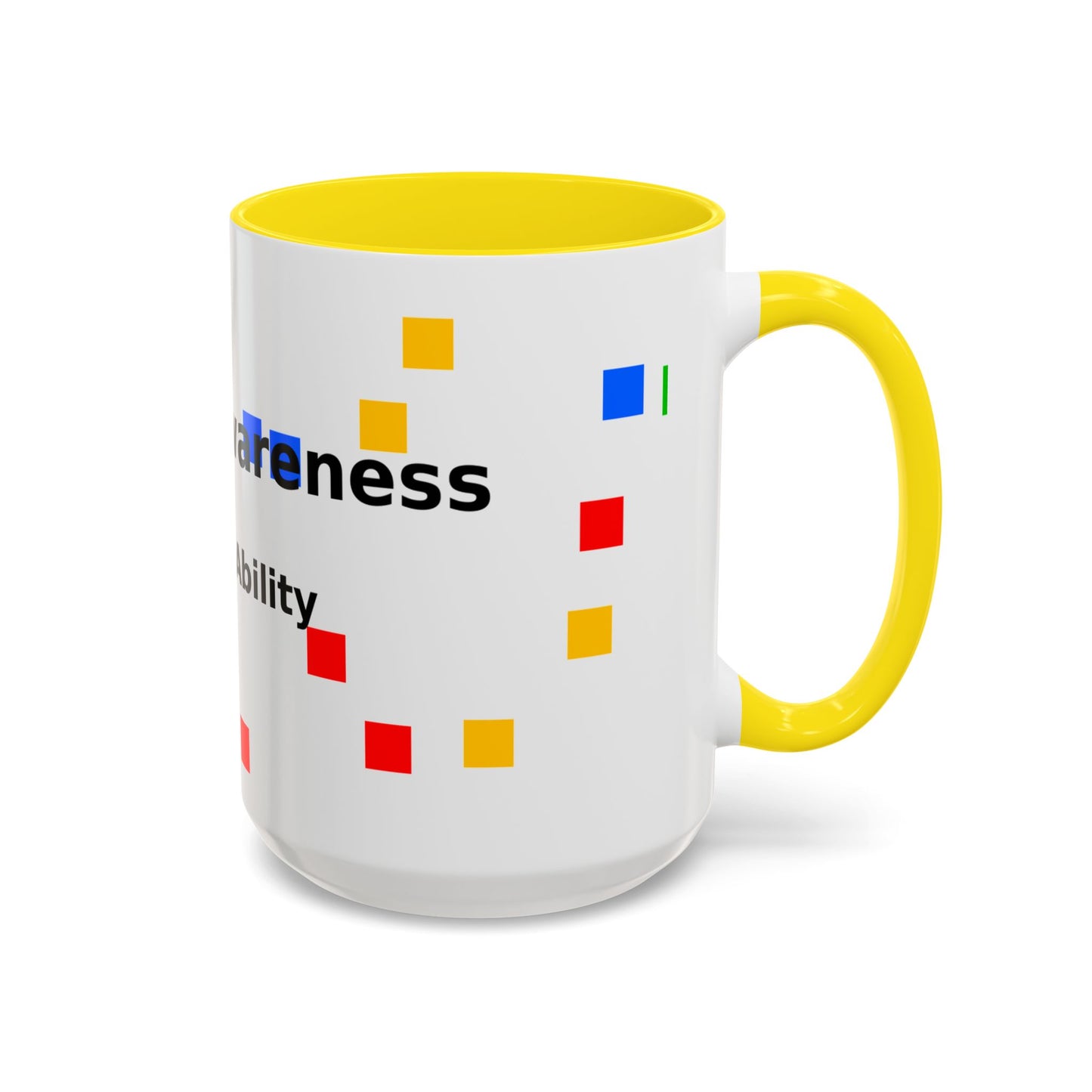 Autism Awareness Accent Mug - "See the Ability" Coffee Cup