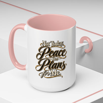 Peace Has Plans for Me Coffee Mug — Inspirational Faith Morning Mug