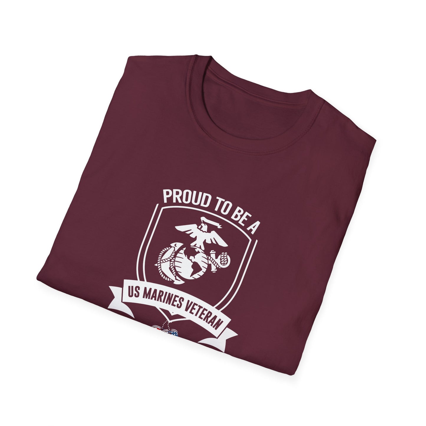 Proud to Be a Us Marines Veteran T-Shirt