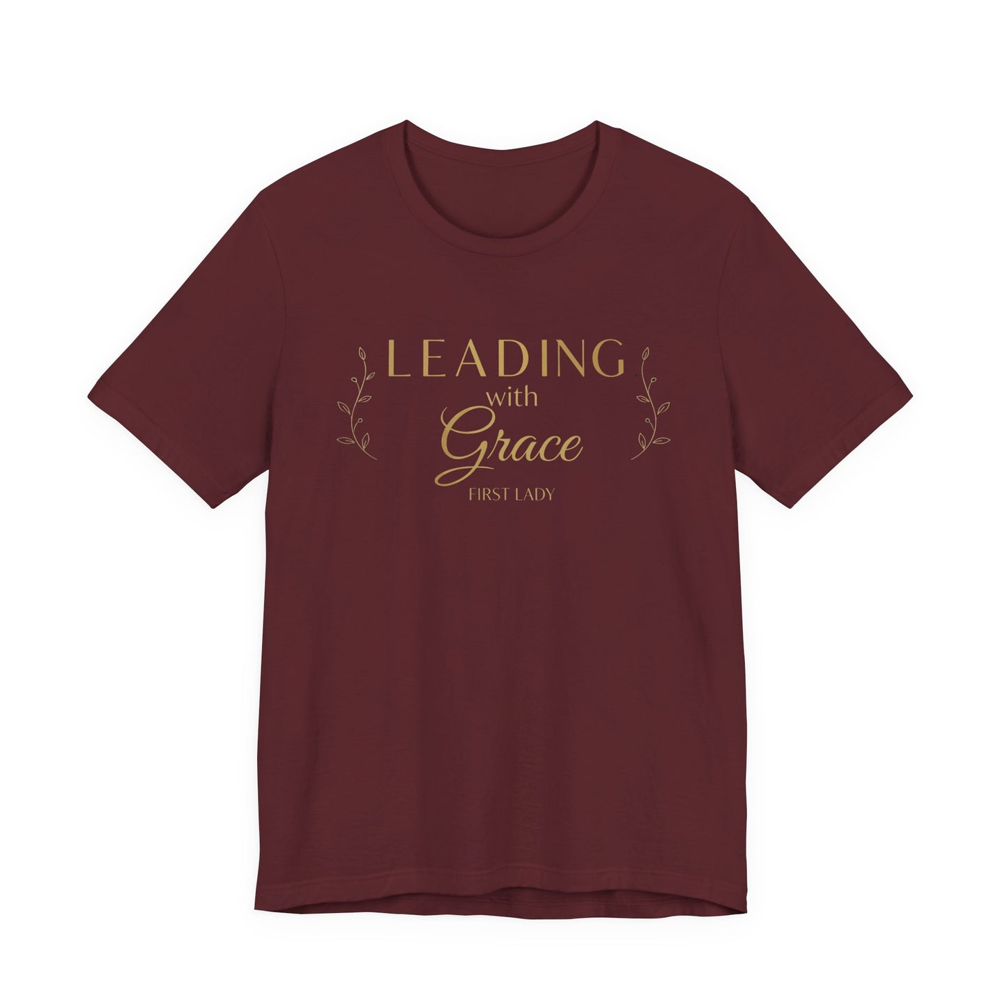 Leading With Grace Tee — Inspirational Christian Faith T‑Shirt