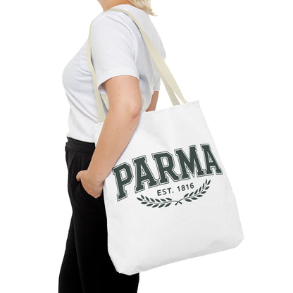 Parma Est. 1816 Tote Bag — Vintage Collegiate Canvas Tote