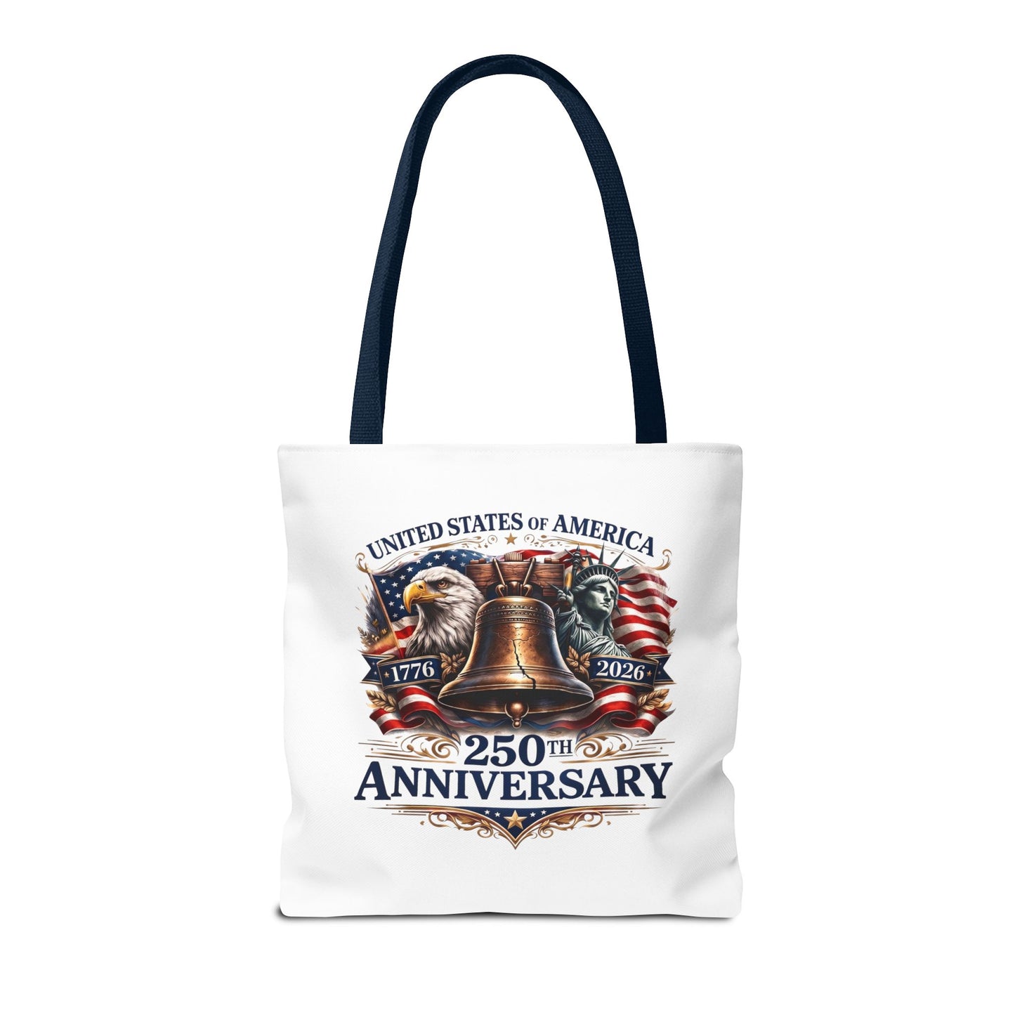 Anniversary Tote Bag — "United States of America 250th Anniversary" Liberty Bell Design
