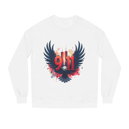 9/11 Memorial Sweatshirt – Eagle Wings Tribute Crewneck
