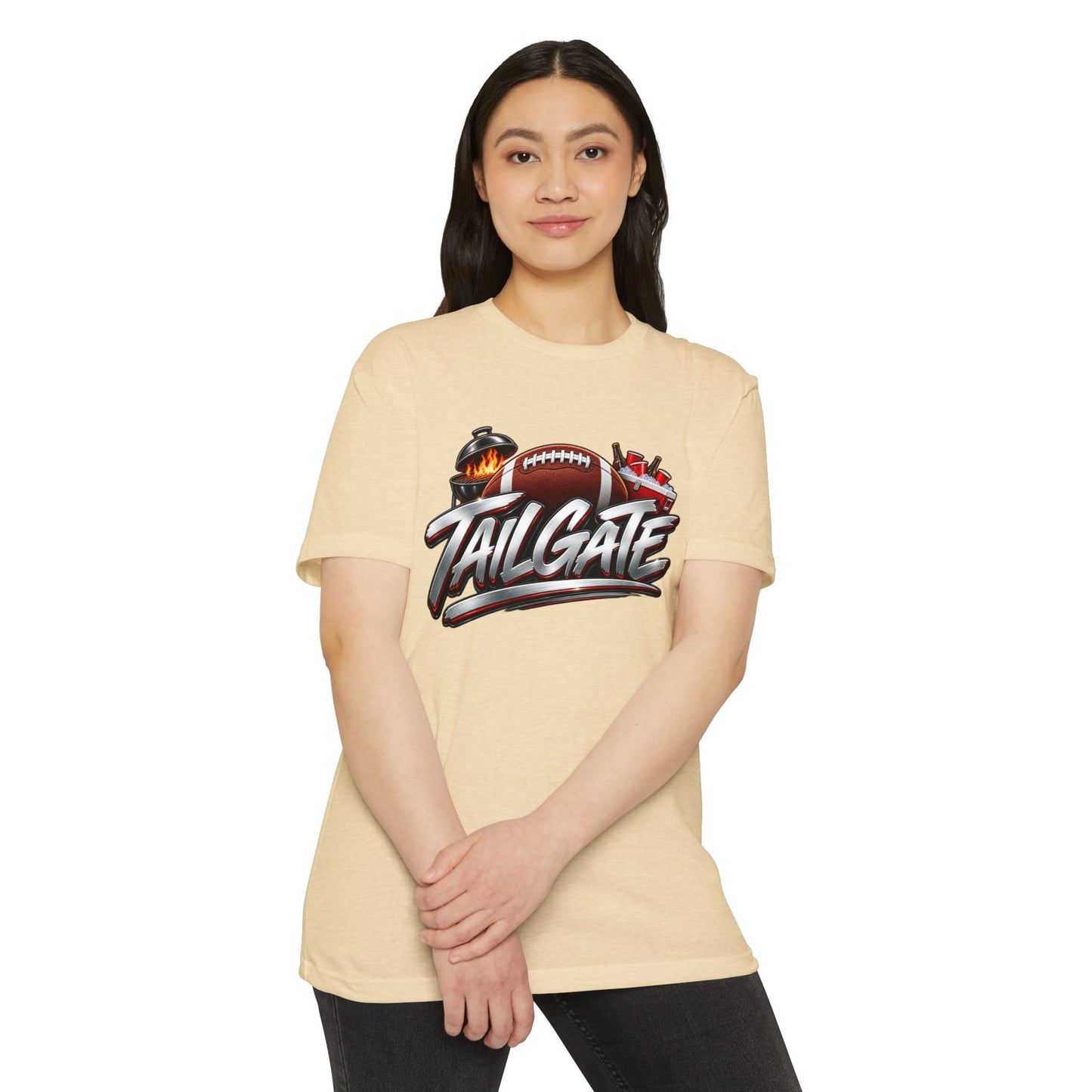 Tailgate Football T-Shirt — Tailgate Party Tee for Game Day