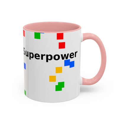 Coffee Mug — Teacher Is My Superpower Accent Ceramic Mug