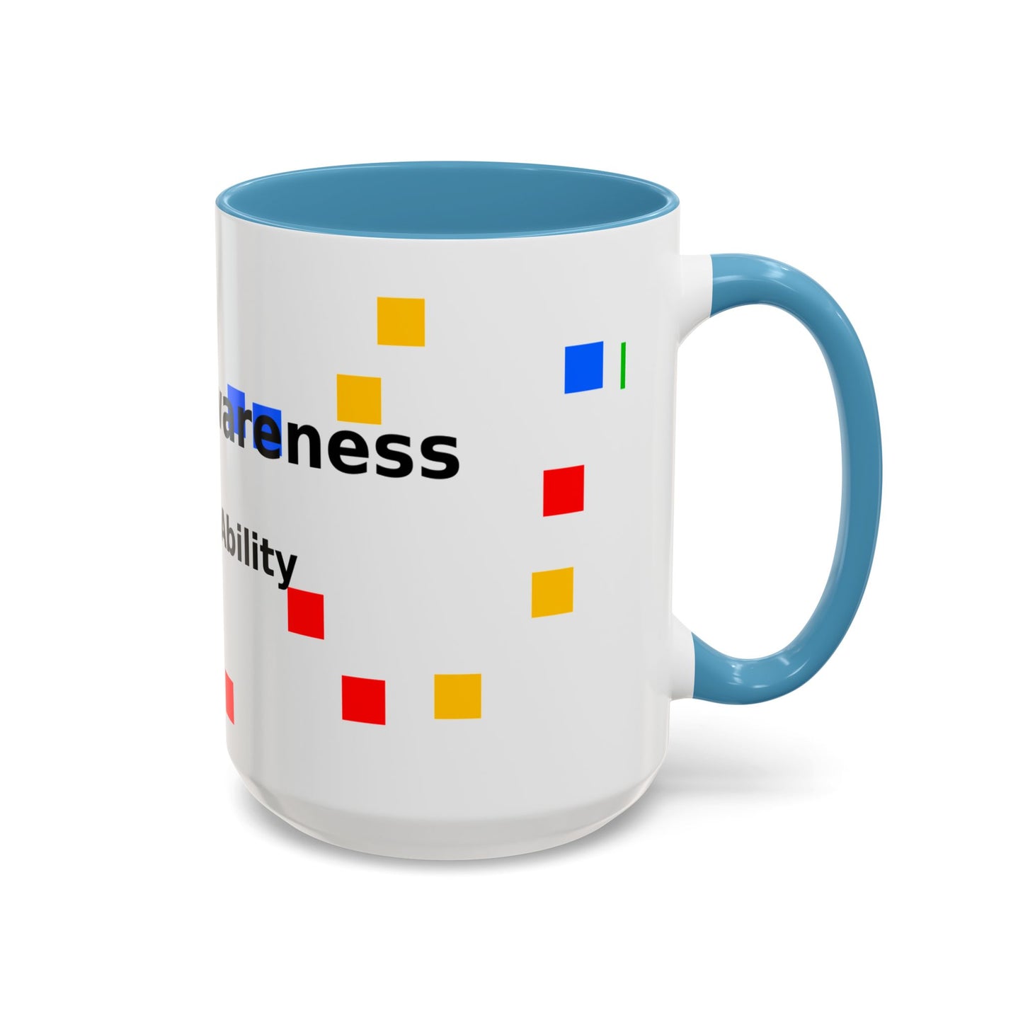 Autism Awareness Accent Mug - "See the Ability" Coffee Cup