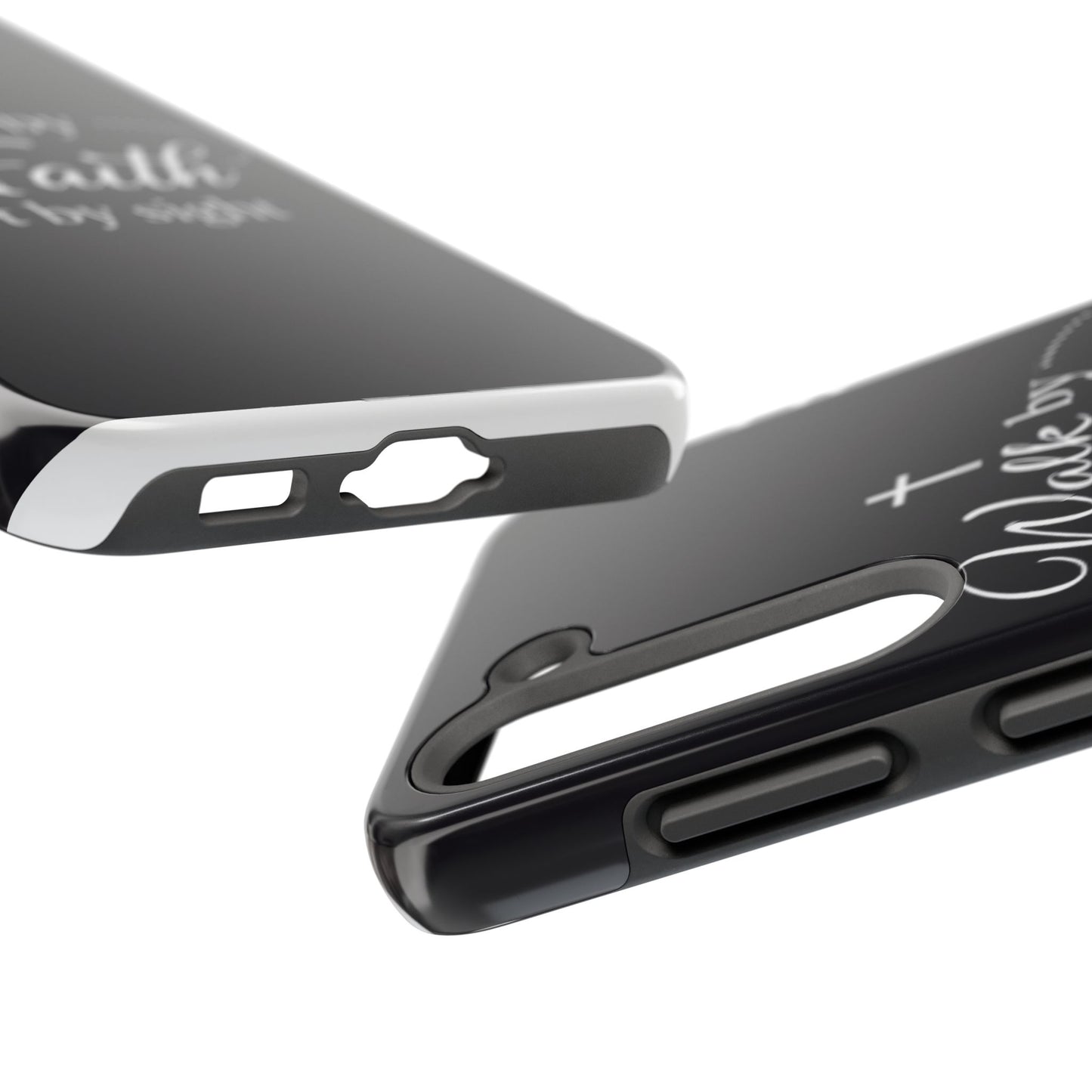 Walk by Faith Tough Phone Case – Christian Inspirational Scripture Design