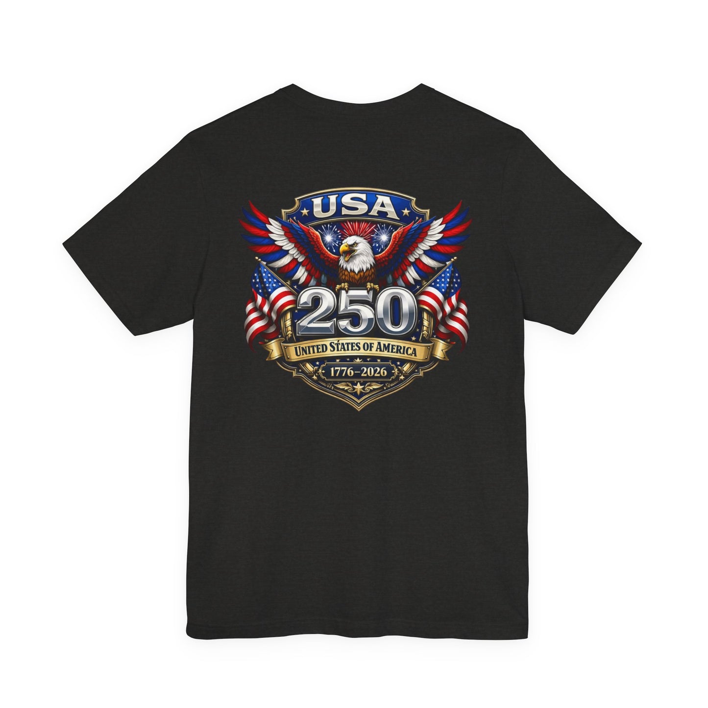 USA 250th Eagle T-Shirt — 1776–2026 Patriotic American Independence Tee
