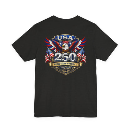 USA 250th Eagle T-Shirt — 1776–2026 Patriotic American Independence Tee