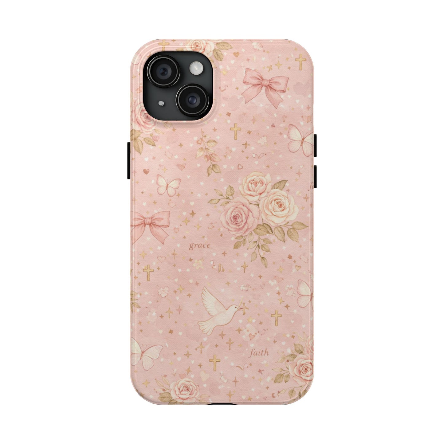 Grace Faith Phone Case | Christian floral iPhone Case