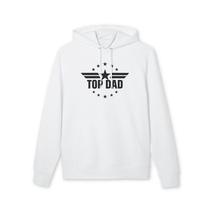 Top Dad Hoodie — Bold Star Emblem Pullover for Father’s Day