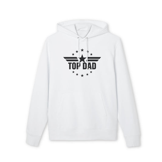 Top Dad Hoodie — Bold Star Emblem Pullover for Father’s Day