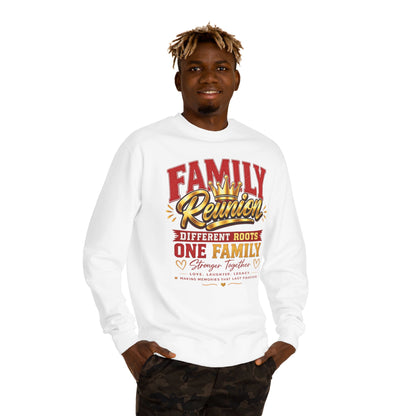 Family Reunion Sweatshirt - "Different Roots One Family" Crewneck