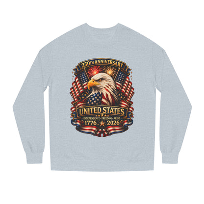 250th Anniversary United States Eagle Sweatshirt – 1776–2026 Patriotic Crewneck