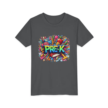 PRE-K Kids Tee — Colorful Back-to-School Pre-K Shirt for Preschoolers