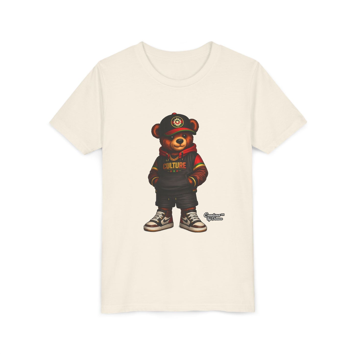 Youth Tee — Urban Bear "Culture" Graphic