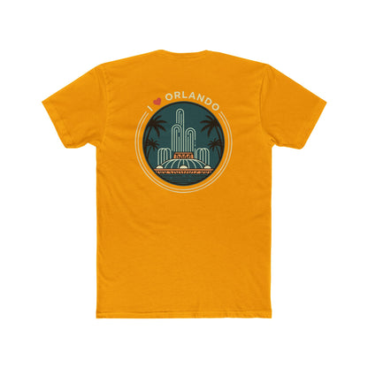Orlando Fountain Retro Graphic Tee — I  Orlando Travel T‑Shirt
