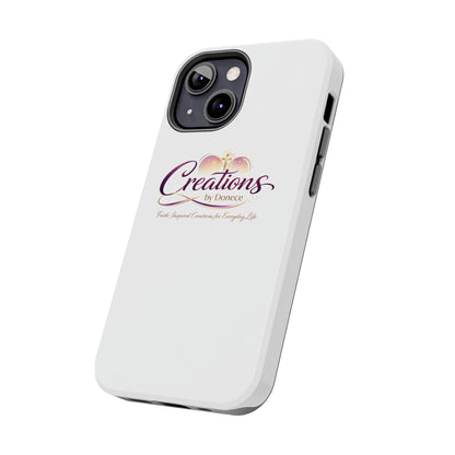 Tough Phone Case - "Creations by Donece" Logo Protective Cover