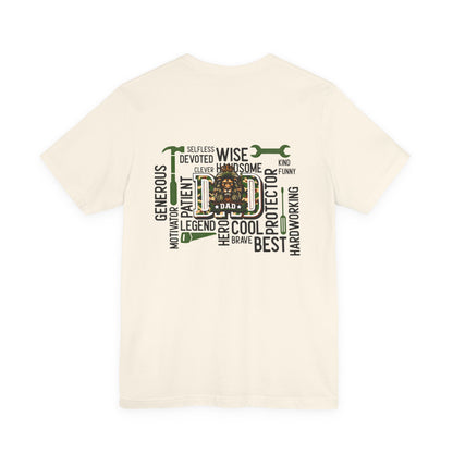 Best Dad Toolbox Word Cloud T-Shirt