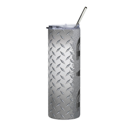 20oz Stainless Steel Tumbler — Industrial Diamond Plate "DAD" Design