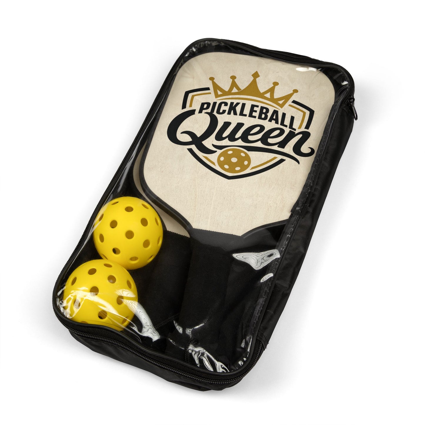 Pickleball Paddle Set — "Pickleball Queen" Paddle & Ball Kit