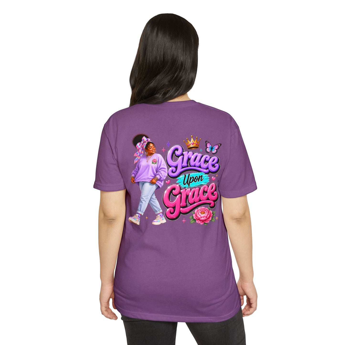 Grace Upon Grace T-Shirt — Inspirational Girl Faith Tee