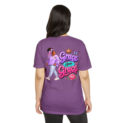 Grace Upon Grace T-Shirt — Inspirational Girl Faith Tee