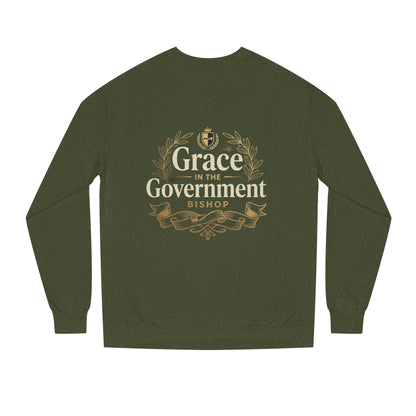 Grace in the Government Sweatshirt — Bishop Inspirational Christian Crewneck