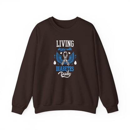 "Living Strong With Diabetes Daily" Sweatshirt