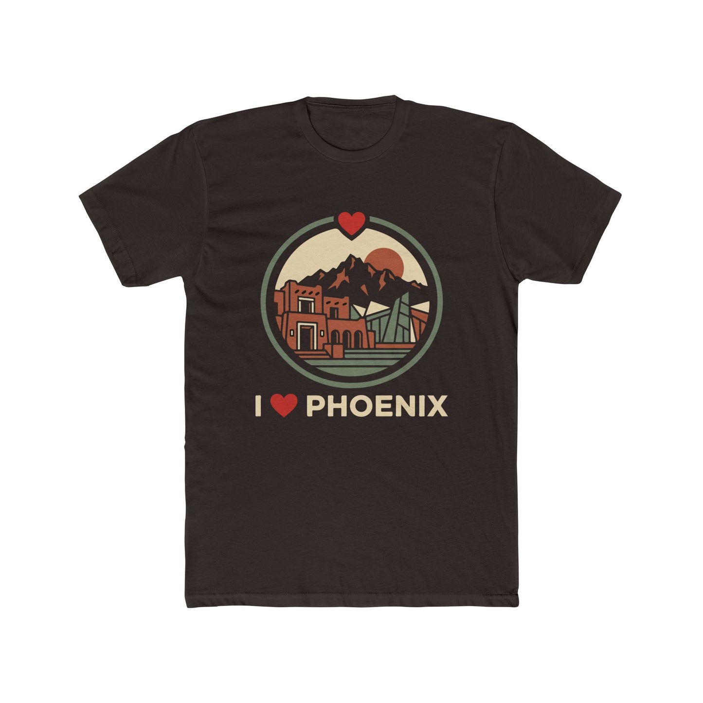 I  Phoenix Retro Skyline Tee — Vintage Arizona City Pride T-Shirt