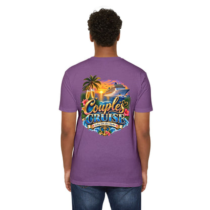 Couples Cruise T-Shirt — Tropical Cruise Vacation Graphic Tee