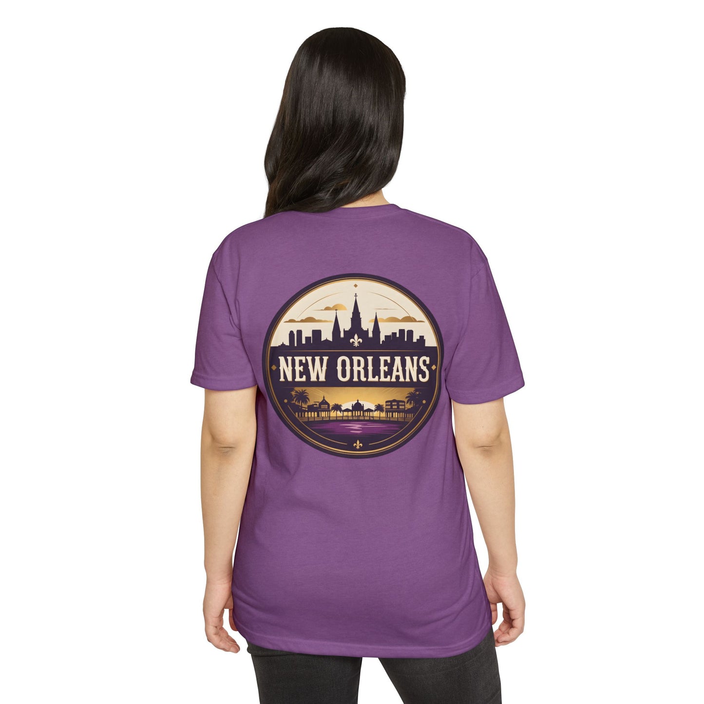 New Orleans Skyline T-Shirt — Retro Crescent City Circle Design