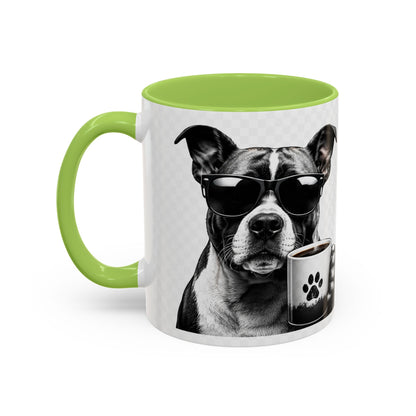 Dog Lover Coffee Mug — "I Don't Need Therapy I Just Need My Dog (And Coffee)" Accent Mug