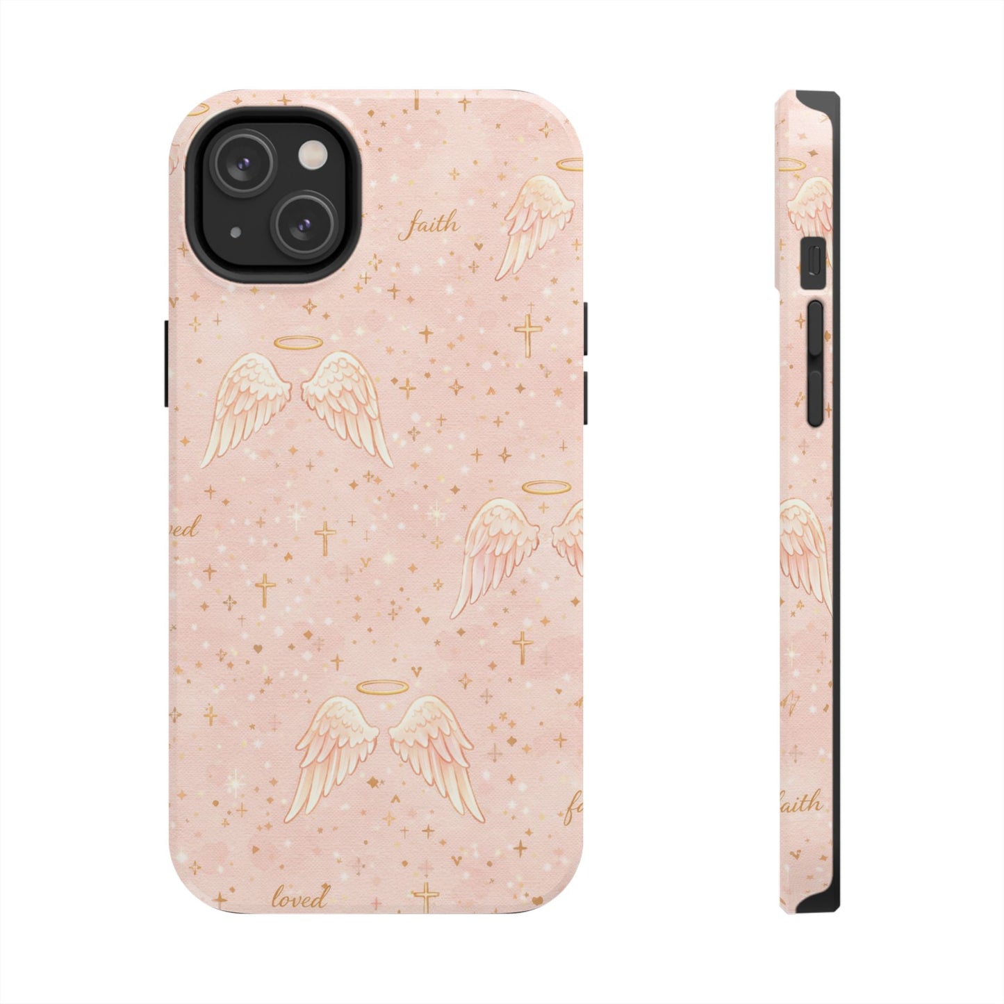 Faith & Grace Angels Phone Case | Christian floral iPhone Case