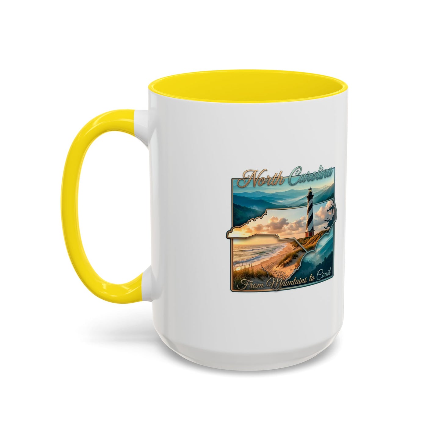 Coastal Lighthouse Coffee Mug – From Mountains to Coast Accent Mug