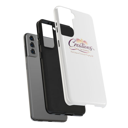Creations by Donece Soft-Touch Tough Phone Case — Faith-Inspired Logo Protective Cover