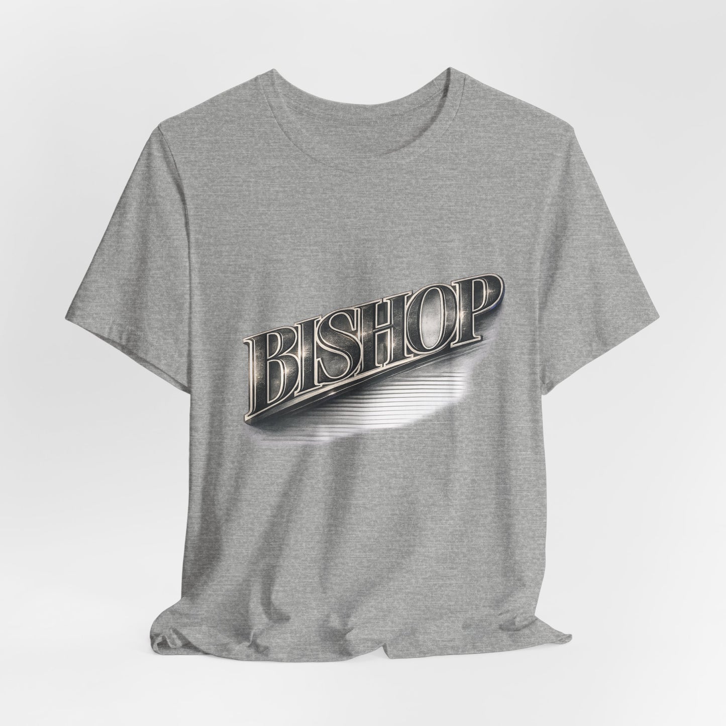Bishop Retro Chrome Logo T‑Shirt
