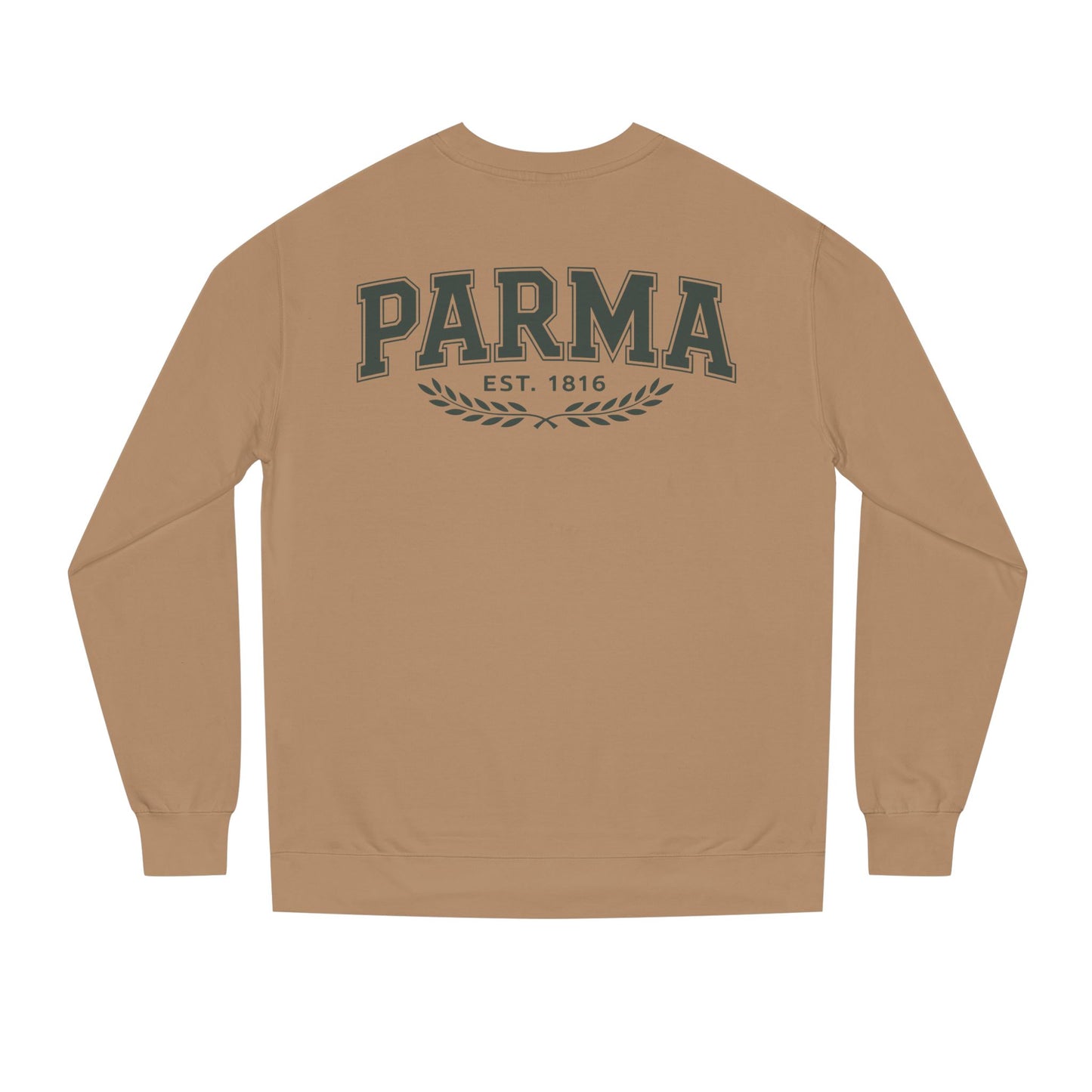 Parma Vintage Crewneck Sweatshirt — 'PARMA EST. 1816' Collegiate Pullover