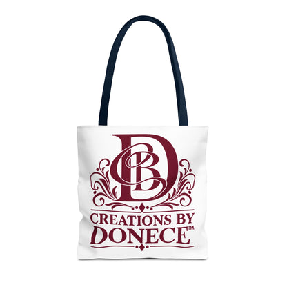 Tote Bag — Creations by Donece Logo Tote (Branded Monogram, Everyday Carry)